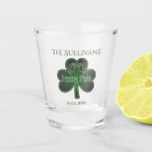 Irish Pub Bar Drinkware Shot Glas (Voorkant)