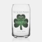 Irish Pub Bar Pint Bier Soda Can Glas Drinkware (Voorkant)