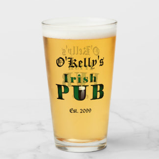 Irish Pub Bar Tavern Beer Pint Glasses Glas