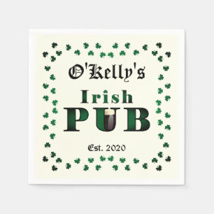 Irish Pub Bar Tavern Cocktail Drink Servet