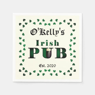 Irish Pub Bar Tavern Cocktail Drink Servet