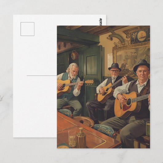 Irish Pub Briefkaart (Voorkant / Achterkant)