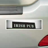 Irish Pub Bumpersticker (Op auto)