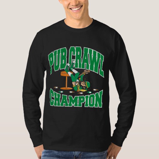 Irish Pub Crawl Champion T-shirt (Voorkant)