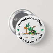 Irish Pub Crawl Team Gift Ronde Button 5,7 Cm (Voorkant /achterkant)