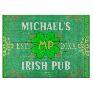 Irish Pub Creëer Your Ewn Home Bar - op maat gesn Snijplank