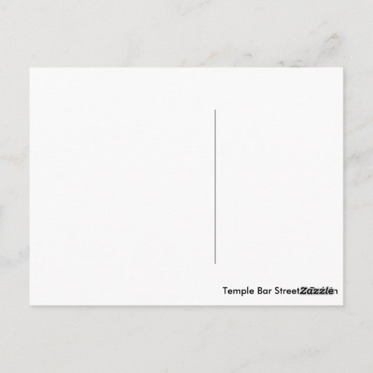 Irish Pub / Dublin Briefkaart (Achterkant)