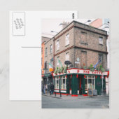 Irish Pub / Dublin Briefkaart (Voorkant / Achterkant)