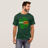 Irish Pub Green Shamrock Ireland St. Patrick's Day T-shirt (Voorkant volledig)