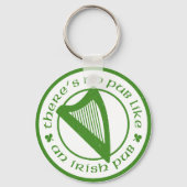 Irish Pub Harp Sleutelhanger (Voorkant)