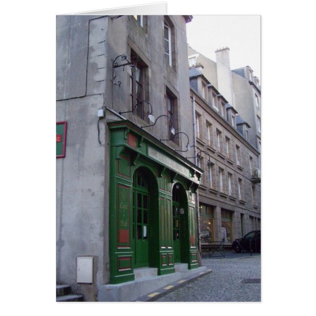 Irish Pub in St. Malo, Frankrijk (Voorkant)