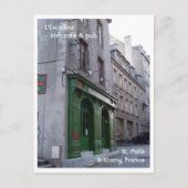 Irish Pub in St. Malo, Frankrijk Briefkaart (Voorkant)