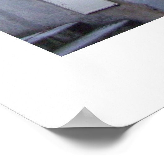 Irish Pub in St. Malo, Frankrijk Poster (Hoek)