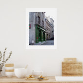 Irish Pub in St. Malo, Frankrijk Poster (Keuken)