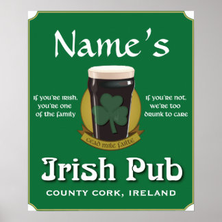 Irish Pub Poster