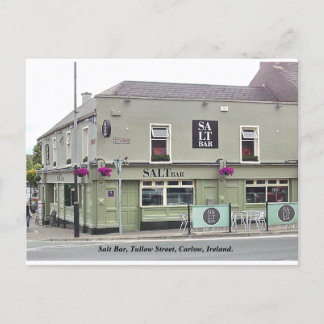 Irish Pub, Salt Bar, Tullow Street, Ierland. Feestdagenkaart