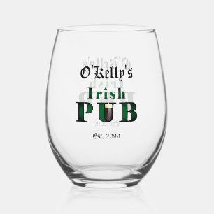 Irish Pub Stemless Wijn Cocktail Glas Drinkware