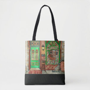 Irish Pub Waterverf Canvas tas