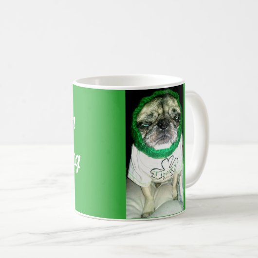 Irish Pug Koffiemok (Voorkant rechts)