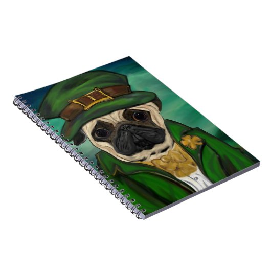 Irish Pug Notitieboek (Rechterzijde)