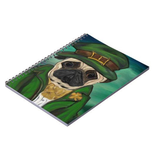 Irish Pug Notitieboek (Linkerzijde)