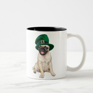 Irish Pug Tweekleurige Koffiemok