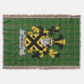 Irish Purcell Coat of Arms Family Crest Ireland I Deken (Voorkant)