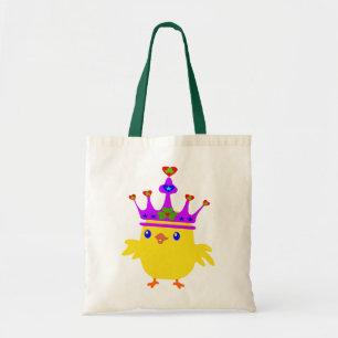 Irish Queen Crowned Chicken Budget Canvas tas ♥