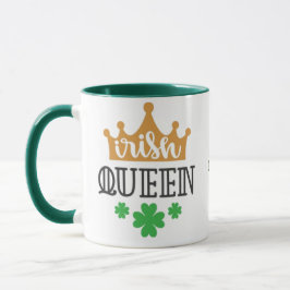 Irish Queen Gift pas Mok aan