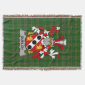 Irish Quelch Coat of Arms Family Crest Ireland Deken (Voorkant)