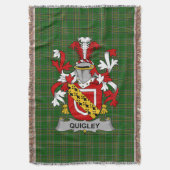 Irish Quigley of O_Quigley Wapen Familie Auto Deken (Voorkant Verticaal)