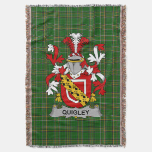 Irish Quigley of O_Quigley Wapen Familie Auto Deken