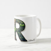 Irish R Monogram Coffee Mug Koffiemok (Voorkant rechts)