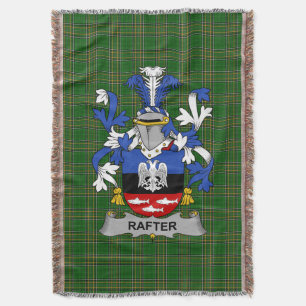 Irish Rafter Coat of Arms Family Crest Ireland Deken