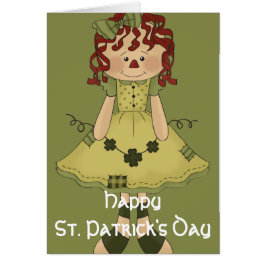 Irish RagDoll d3 Happy St. Patrick's Day Kaart