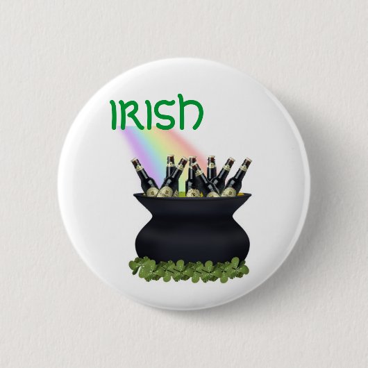 Irish Rainbow Beer Button (Voorkant)