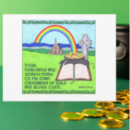 Irish Rainbow Inspirerend Briefkaart