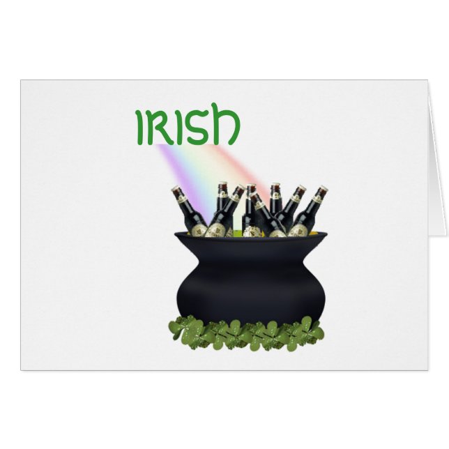 Irish Rainbow Kaart (Voorkant Horizontaal)