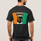 Irish Ranger Flag - Terug T-shirt (Achterkant)