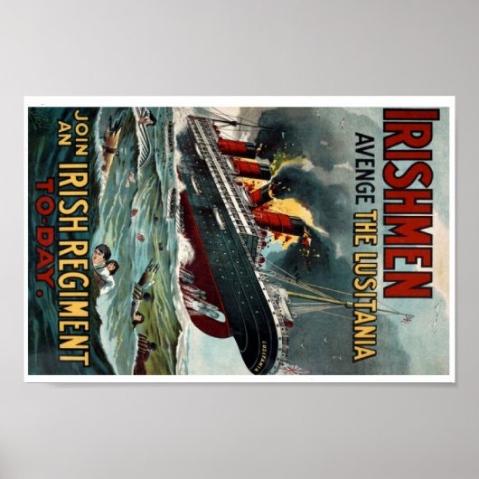 Irish Recruiting poster 1914 - 1918. (Voorkant)