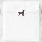 Irish Red and White Setter BFF Sticker (Tas)