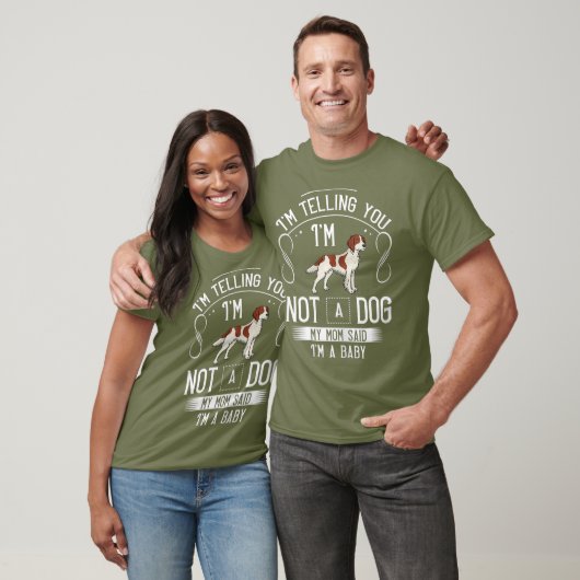 Irish Red and White Setter Dog Puppies Eigenaar _1 T-shirt (Unisex)