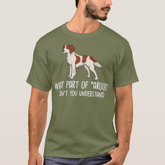 Irish Red and White Setter Dog Puppies Owner _34 T-shirt (Voorkant)