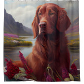 Irish Red op een peddel: een Schilderachtig avontu Douchegordijn (Voorkant)