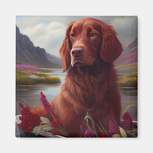 Irish Red op een peddel: een Schilderachtig avontu Magneet (Voorkant)