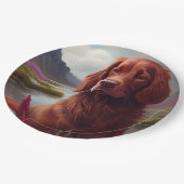 Irish Red op een peddel: een Schilderachtig avontu Papieren Bordje (Gekanteld)