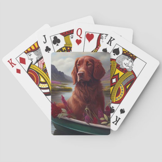 Irish Red op een peddel: een Schilderachtig avontu Pokerkaarten (Achterkant)