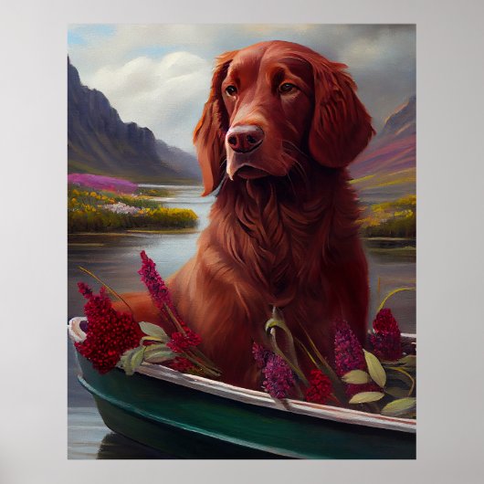 Irish Red op een peddel: een Schilderachtig avontu Poster