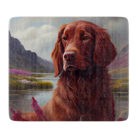 Irish Red op een peddel: een Schilderachtig avontu Snijplank (Voorkant)