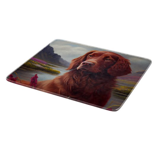 Irish Red op een peddel: een Schilderachtig avontu Snijplank (Hoek)